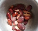 A picture of step 1 of Jack Fruit Seed Khichri.
