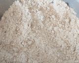 A picture of step 1 of Brown Bread#Theme Challenge.