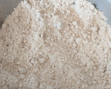 A picture of step 1 of Brown Bread#Theme Challenge.
