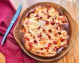 Hình bước làm 7 của món 💚 Bánh Đào Nướng (Clafoutis aux pêches)