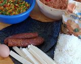Fasírt rolád, sajtos, zöldséges töltelékkel recept fázis 2 fotója