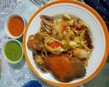 รูปขั้นตอนการทำที่ 1 ของ สปาเก็ตตี้ครีมชีสปูไข่ดอง