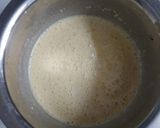 A picture of step 2 of Schezwan cheesy khandvi.