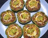 A picture of step 4 of Shimla Mirch Tikki Chaat.