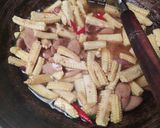 Foto langkah ke 5 dari resep Oseng Jagung Muda.