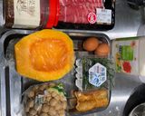 雪花牛鹹豆漿蒸蛋的食譜步驟1照片