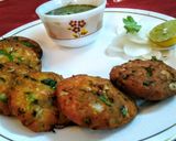 A picture of step 5 of Oats cutlet.