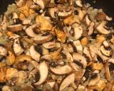 Chicken With Wild Mushrooms in Cream Sauce Finished With Parmesan / Serrano Ham recipe step 2 photo
