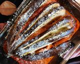 Foto del paso 5 de la receta Berenjena hasselback con mozzarella y tomate