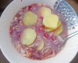 A picture of step 7 of Fried sweet potato with egg.