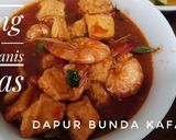 Foto langkah ke 5 dari resep Udang tahu asam manis pedas.