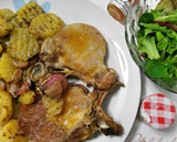 Foto del paso 8 de la receta: Chuletas de cerdo al horno con glaseado de mermelada de melocotón y especias