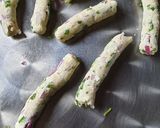 A picture of step 3 of Paneer Churros.