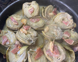 Foto del paso 2 de la receta: Alcachofas con jamón