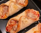Foto del paso 9 de la receta: Pizzetas de atún y queso con pan de molde en Freidora de aire (Airfryer)