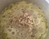 A picture of step 4 of Chow chow chana dal.