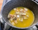 Une image de l'étape 7 de Gratin de spätzles à l’ananas, fromage et petits légumes.