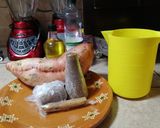 A picture of step 1 of Sweet Potato Candy.