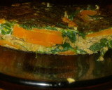 Foto del paso 8 de la receta: Tortilla de espinaca y zanahoria rellena con atún