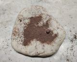 A picture of step 2 of Chocolate Blackcurrant Flat bread.
