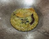A picture of step 2 of Palak Pulao.