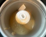 A picture of step 3 of Christmas pudding ice cream - a Combination of 2 of my favourite things :P ENJOY ho ho ho.