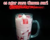 Foto langkah ke 4 dari resep Es Agar Susu Timun Suri.