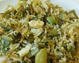 A picture of step 4 of Flat beans pilaf.