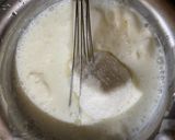 A picture of step 2 of Shahi lassi.