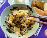 A picture of step 3 of Japanese Raw Egg Rice.