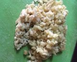 A picture of step 3 of Alu and fresh meethi ke parathe.
