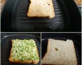 A picture of step 2 of Peas Paneer Cheesy Sandwich.