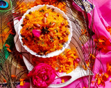 मीठे पुलाव/जर्दा पुलाव (meethe pulao / zarda pulao recipe in Hindi) रेसिपी चरण 7 फोटो
