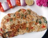 মশলা অমলেট(masala omelette recipe in Bengali) রেসিপির ধাপ 6 ছবি