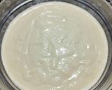 A picture of step 3 of Banana Suji Cake.