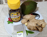 Foto langkah ke 1 dari resep Teh Jahe Madu Jeruk Nipis.