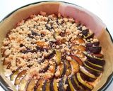 Morzsás szilvás pite habkönnyű tésztával recept fázis 15 fotója