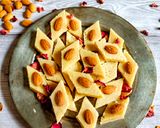 A picture of step 5 of Badam Burfi / Almond Fudge.