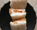 A picture of step 5 of Rassian finger sandwich.