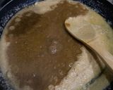 A picture of step 4 of Injeer & Suji Halwa with walnuts 💖.