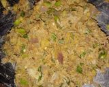 A picture of step 3 of Dumplings/Momos.