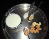 A picture of step 1 of Almond Milk.