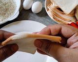 A picture of step 1 of Hotdog and Cheese Roll.