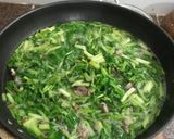 Hình bước làm 5 của món Canh cải thịt nạc tái chế từ thịt rang♻