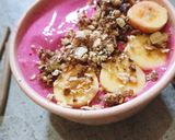 Foto langkah ke 4 dari resep Dragon fruit smoothie bowl.