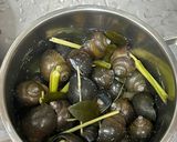 Hình bước làm 1 của món Chả Ốc Lá Lốt