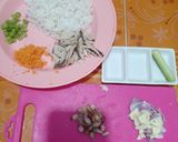 Foto langkah ke 1 dari resep BUBUR MPASI PINDANG TONGKOL (Menu Lengkap 4 Bintang) ⭐⭐⭐⭐.