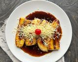 Foto langkah ke 5 dari resep Pisang Bakar Caramel Keju.