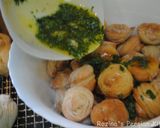 A picture of step 17 of Garlic knots.