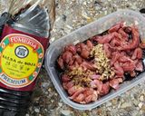 Foto del paso 1 de la receta: Lo Mein de Cerdo al Jengibre 🍜 (o Wok oriental de fideos, vegetales y cerdo 🍜)
